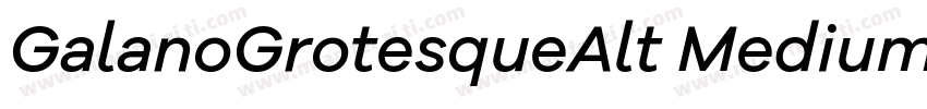GalanoGrotesqueAlt Medium 字体转换